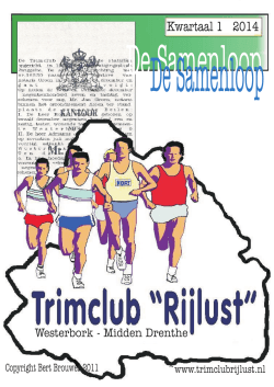 Kwartaal 1 2014 - Trimclub Rijlust