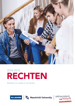 Brochure - Universiteit Hasselt