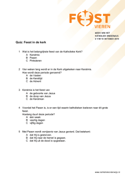 Quiz Feest in de kerk (PDF)