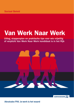Digitale Brochure Van Werk Naar Werk