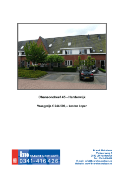 Chansondreef 45 - Harderwijk