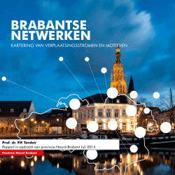 BRABANTSE NETWERKEN - Provincie Noord