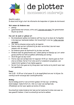 informatie onderbouw