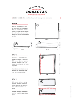 Download ons stappenplan om je eigen draagtas te maken