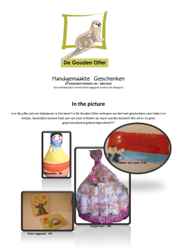 Handgemaakte Geschenken In the picture