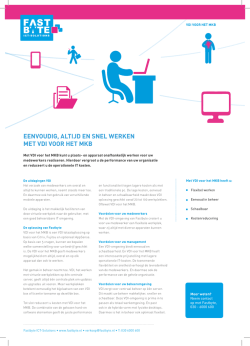eenvoudig, altijd en snel werken met vdi voor het mkb