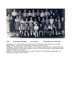 1951 H. Hartschool Rimburg 2e en 4e klas