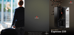 Douwe Egberts Espresso 310 brochure