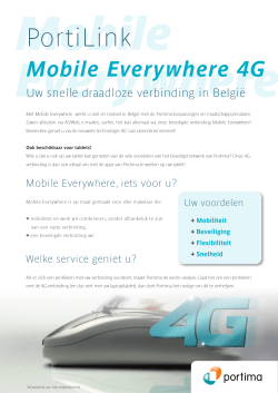 Mobile Everywhere 4G