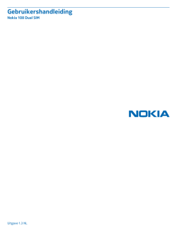 Gebruikershandleiding Nokia 108 Dual SIM