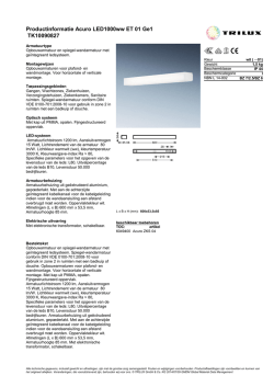 Productinformatie Acuro LED1000ww ET 01 Ge1 TK10090827
