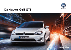 De nieuwe Golf GTE - Van den Udenhout