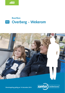 Download vertrektijden - Buurtbus Ederveen Overberg