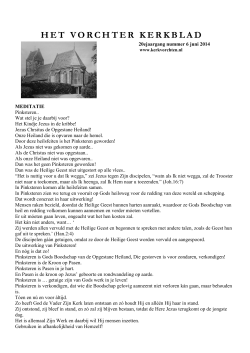 Kerkblad Juni 2014 (PDF) - Kerkvorchten.nl
