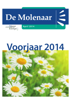 April 2014 - Stichting Zorgcombinatie Marga Klompe