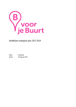 Download hier de hoofdlijnen van het actuele