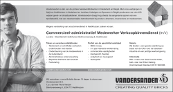 Commercieel-administratief Medewerker Verkoopbinnendienst (m/v)
