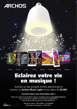 Eclairez votre vie en musique !