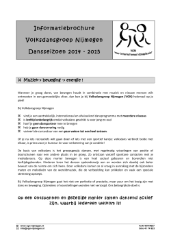 Brochure - Volksdans Groep Nijmegen