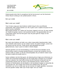 Een uur vrede-toespraak kerstcondert HONL.pages