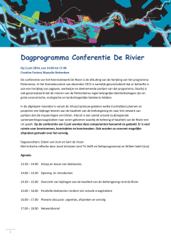 Dagprogramma Conferentie De Rivier
