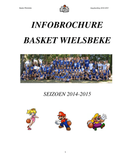 infobrochurebasketwielsbeke 2014-2015