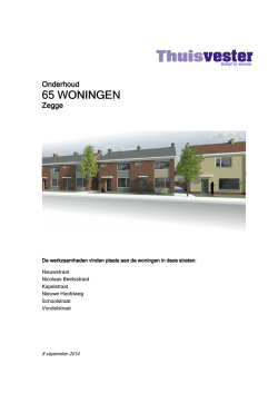 Informatiebrochure Zegge