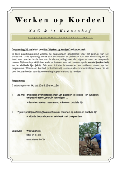 Download de folder - Nationaal Agrarisch Centrum