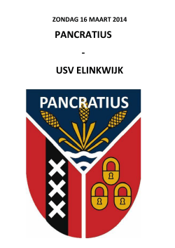 PANCRATIUS - USV ELINKWIJK - Fotografie Hans van Dijk
