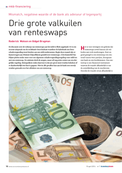 Drie grote valkuilen van renteswaps