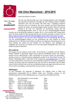 infobrief 2014 beetje aangepast