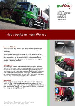 Het veegteam van Wenau