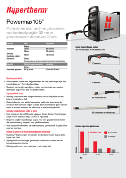 Hypertherm brochure Powermax 105
