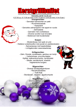 Bekijk de flyer - Restaurant Suyderoogh