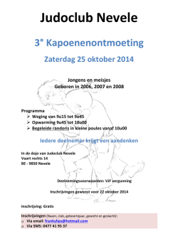 Judoclub Nevele - Judoclub Gent