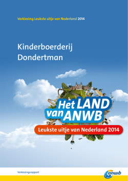 Het Land van ANWB - Kinderboerderij Dondertman