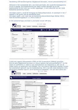 Handleiding VAP-berekeningsknip (Opgebouwd