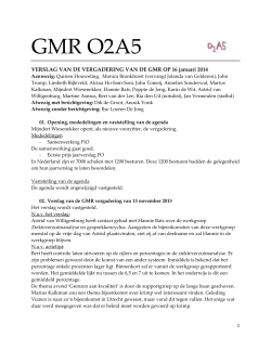 gmr verslag 20140116