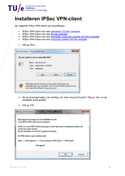 Installeren IPSec VPN