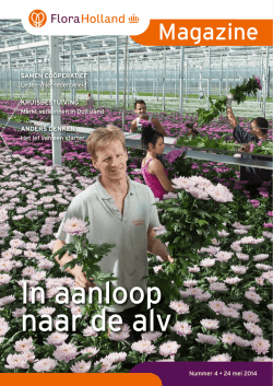 FloraHolland Magazine 4: mei 2014
