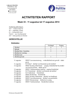 activiteitenrapport week 11-17 augustus 2014 (pdf, 114 KB)