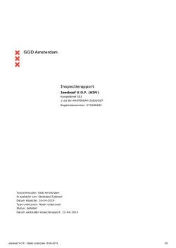 Joesboef V.O.F. - Nader onderzoek 16-04-2014