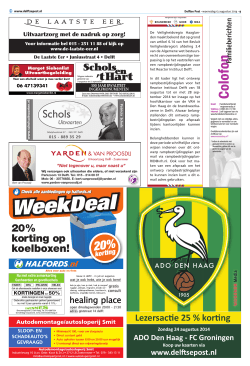 Delftse Post - 13 augustus 2014 pagina 9