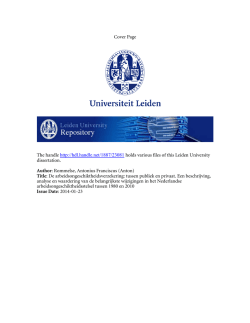 Full Text - Universiteit Leiden