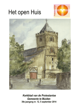Het open Huis - Grote Kerk Muiden