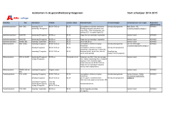 Dokters-, Tandarts- en Apothekerassistent - Alfa