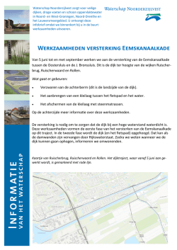 Infobrief Ruischerwaard, Ruischerbrug, Rollen