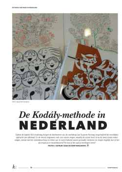 hier het interview - Koninklijk Conservatorium