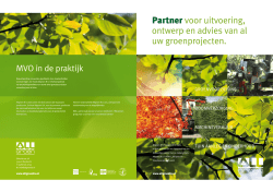 Groen B.V. brochure
