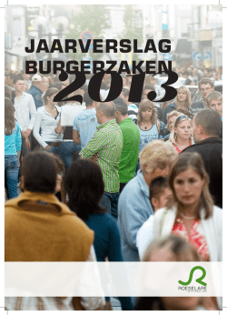 jaarverslag van 2013